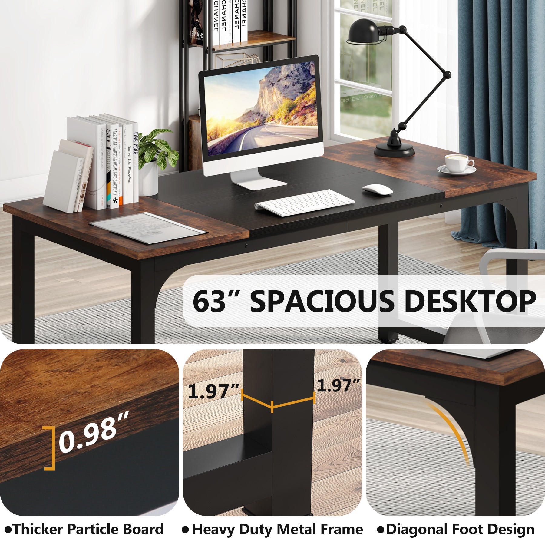 Simple Conference Table Computer Desk